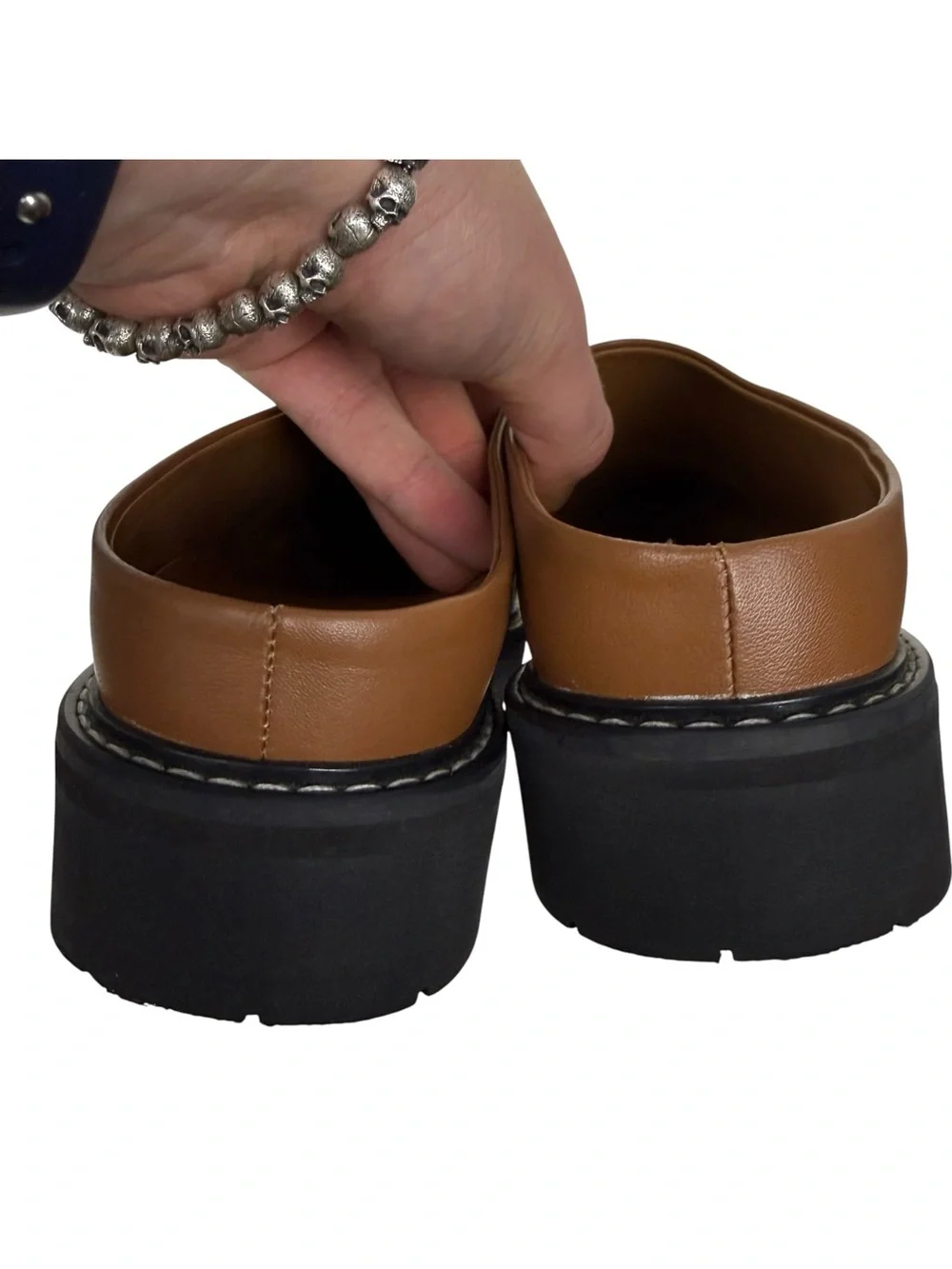 Jenni Kayne Leather Lugged Mules - Picture 6 of 7